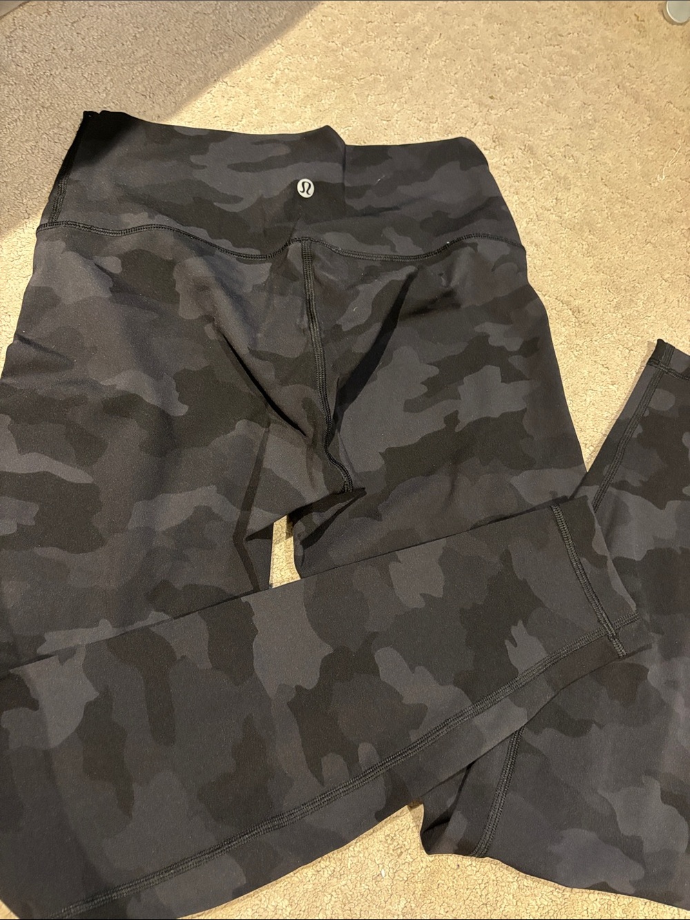 Lululemon Black Camo Leggings